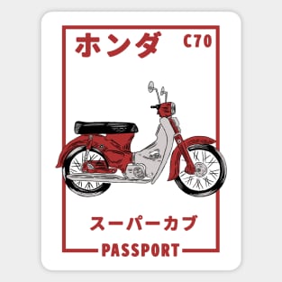 C70 Passport Honda Super Cub Magnet